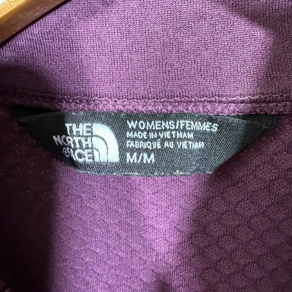 The North Face Purple Quarter Zip Activewear Pullover - Picture 5 of 6